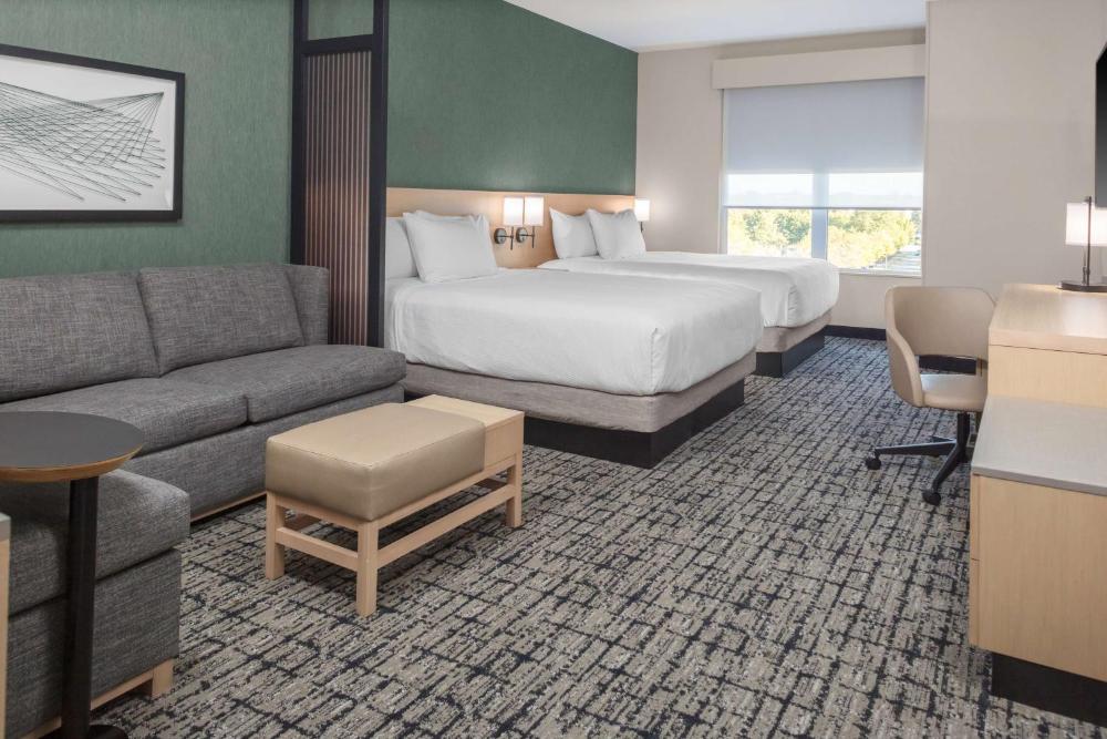 Queen Room with Two Queen Beds and Sofa Bed interior
